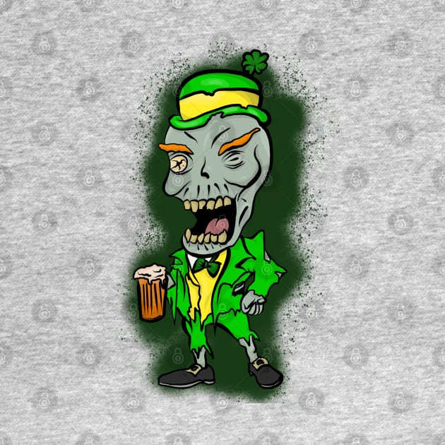 Zombie Leprechaun by Danispolez_illustrations